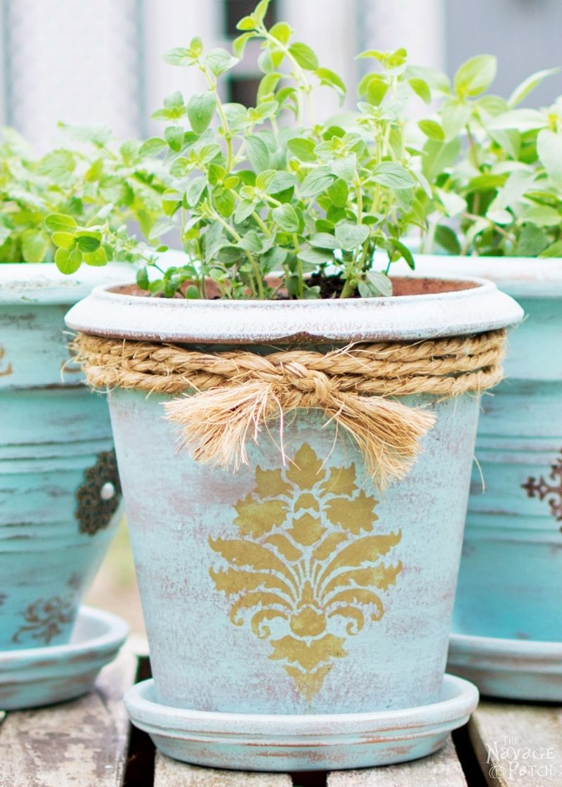Refinishing Old Flower Pots The Navage Patch Refinishing Old Flower Pots The Navage Patch