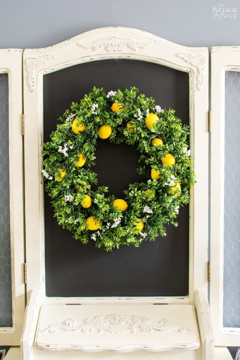 DIY Summer Lemon Wreath