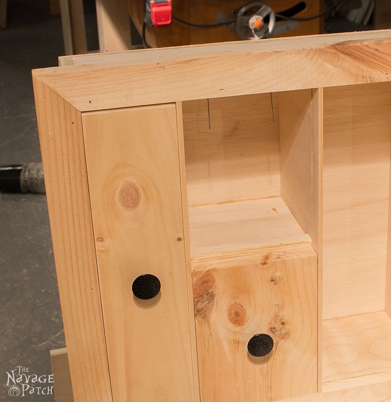 DIY In-Wall First Aid Cabinet | Step-by-step built-in tutorial | DIY first aid cabinet | How to built a small cabinet | Inexpensive DIY furniture | Home decor and organization | #TheNavagePatch #diy #diyfurniture #cabinet #organization #builtin #farmhouse | TheNavagePatch.com