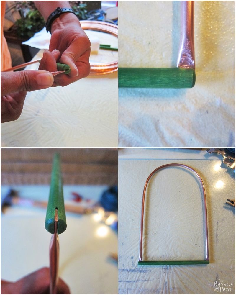 DIY Hummingbird Perch | How to make a hummingbird swing from copper pipe | How to attract hummingbirds | Upcycled copper pipe | Repurposed pipe | Easy garden diy | #TheNavagePatch #DIY #gardens #upcycled #repurposed #hummingbird #garden #easydiy | TheNavagePatch.com