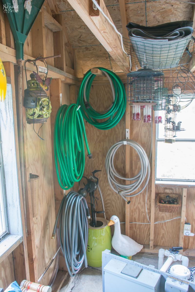 Garden Shed Organization | Creating a Rodent Proof Shed | Simpe and Easy #garden #shed #organization and #cleaning | TheNavagePatch.com