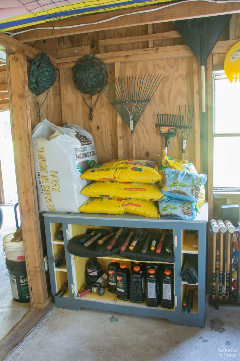 Garden Shed Organization | Creating a Rodent Proof Shed | Simpe and Easy #garden #shed #organization and #cleaning | TheNavagePatch.com