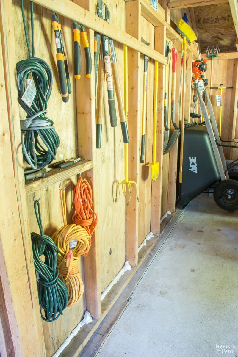 Garden Shed Organization | Creating a Rodent Proof Shed | Simpe and Easy #garden #shed #organization and #cleaning | TheNavagePatch.com