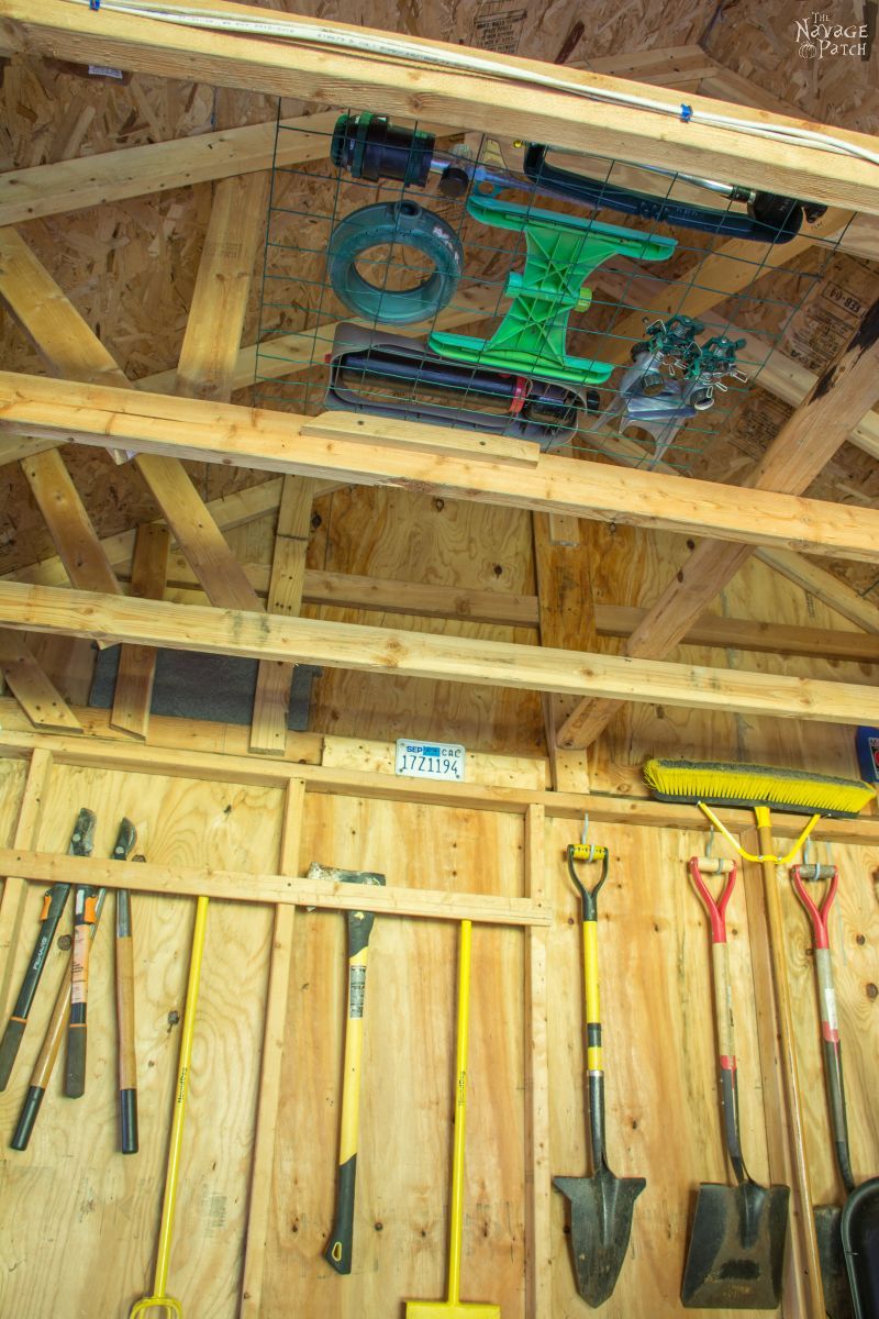 Garden Shed Organization | Creating a Rodent Proof Shed | Simpe and Easy #garden #shed #organization and #cleaning | TheNavagePatch.com