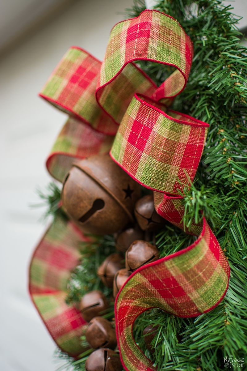 Faux Christmas Tree Repurposed into DIY clip-on Christmas swags 