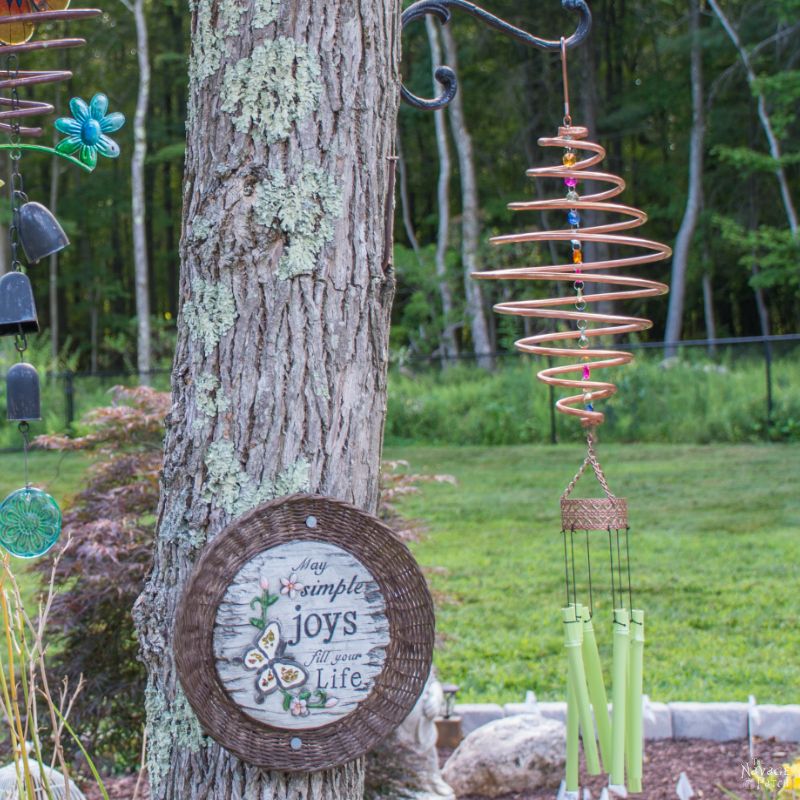 Coiled Copper Wind Chimes
