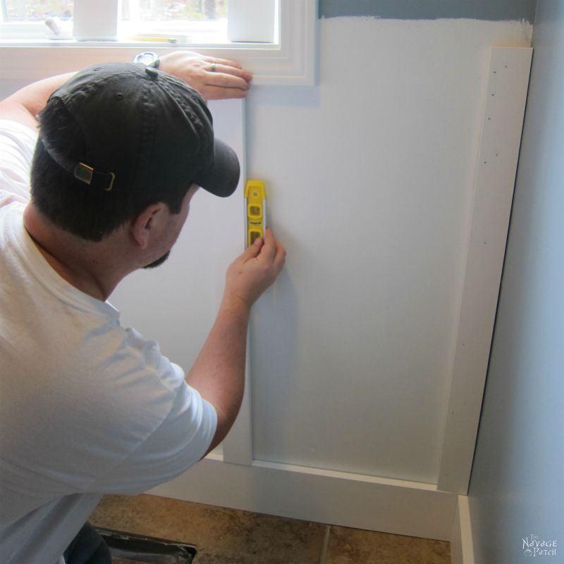 How to Install a Toilet & DIY Wainscoting