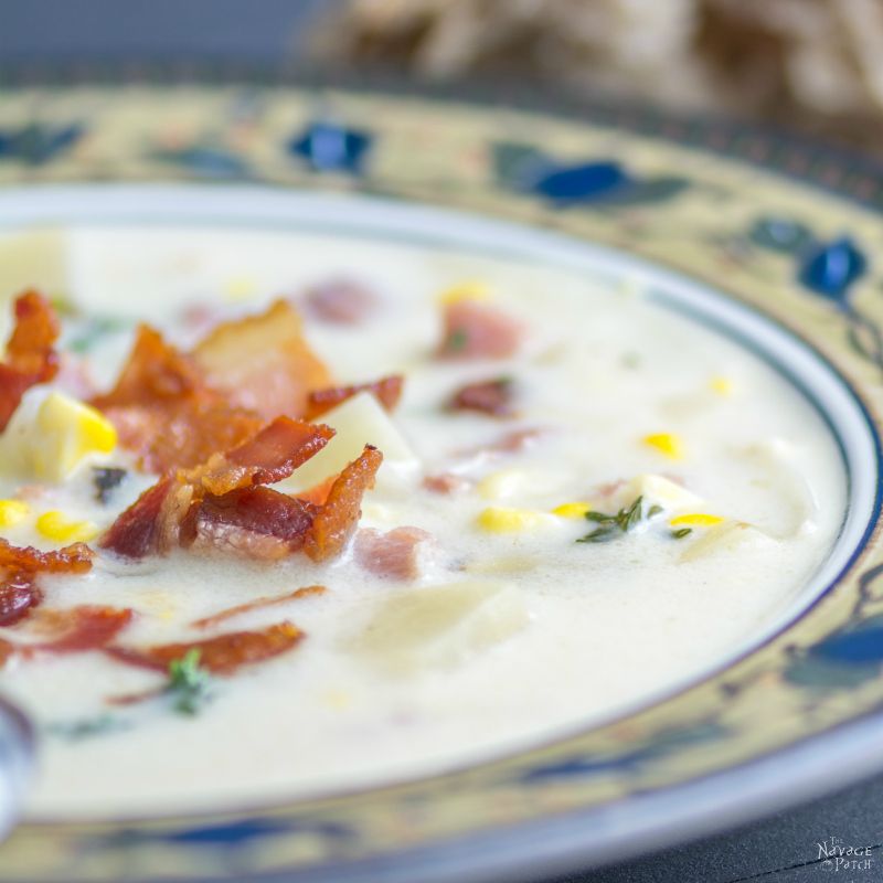 Ham Bone Corn Chowder