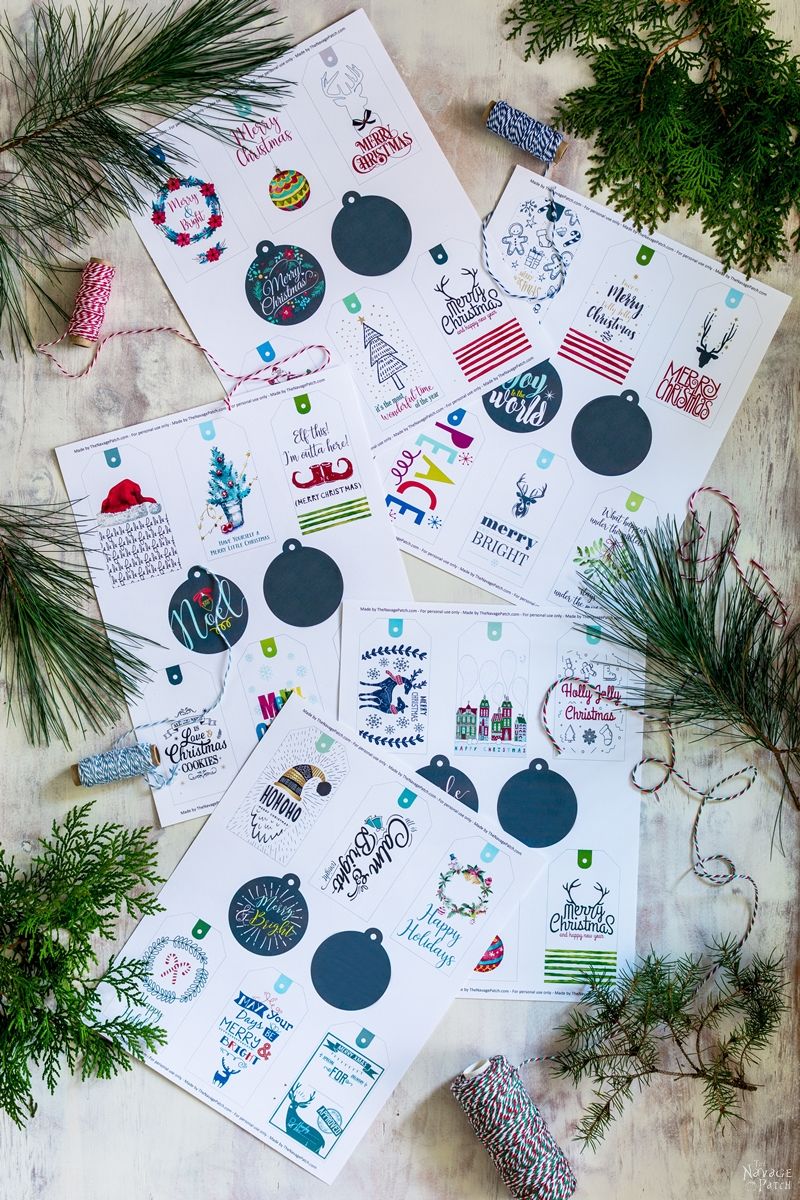 35 Free Printable Christmas Gift Tags| Free Printable #Christmas Gift Tags | Easy, budget friendly Christmas gift wrapping | Beautiful DIY Christmas gifts | #ChristmasFreePrintable | #FreePrintable Festive #GiftTags | TheNavagePatch.com