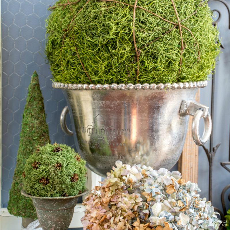 Dollar Store DIY: How to Make Decorative Moss Balls