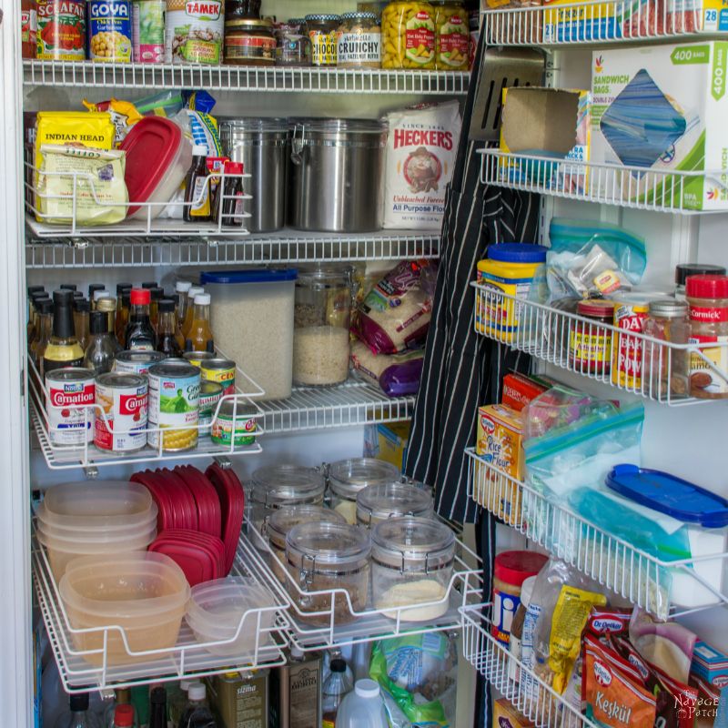 Pantry Makeover And Organization Ideas, How To Keep Wire Shelves From Sagging