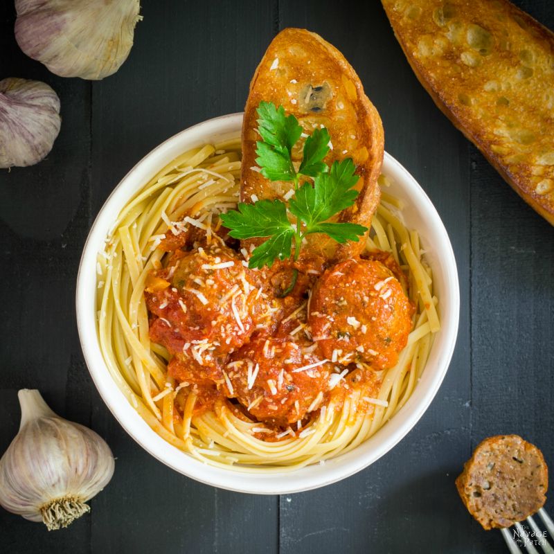 Perfect Meatballs in Red Sauce | Authentic Italian Meatballs | Spaghetti Sauce | The Best Meatballs | Authentic Italian Red Sauce | Spaghetti and Meatballs | Pecorino Romano | TheNavagePatch.com