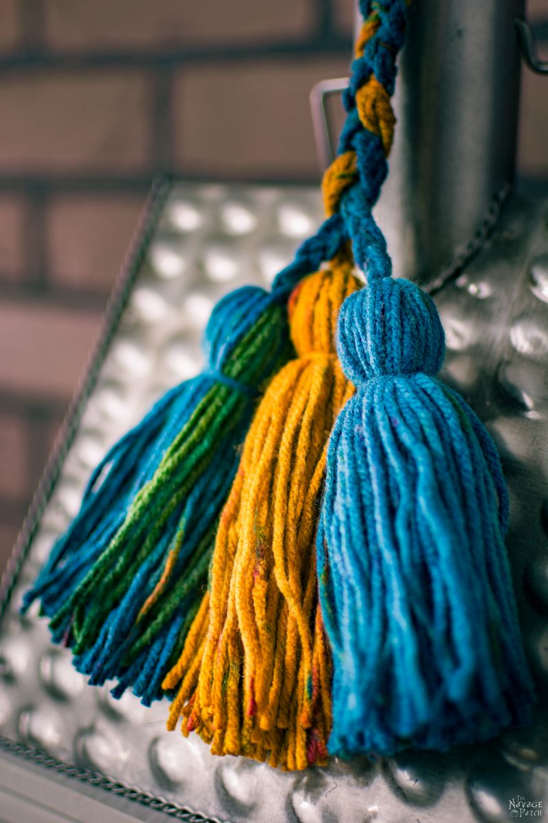 How To Make Tassels // DIY Tassel Out Of YARN Or Embroidery Thread