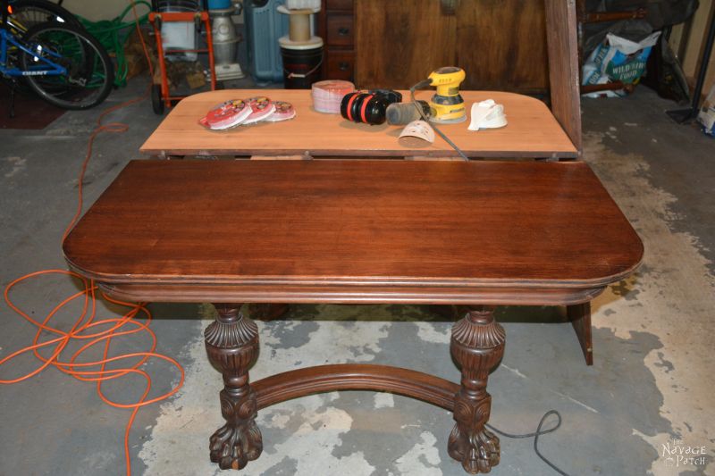 A Good Idea Gone Bad: The Antique Victorian Dining Table that Almost Was | The Navage Yaps | Makeover Fails | TheNavagePatch.com