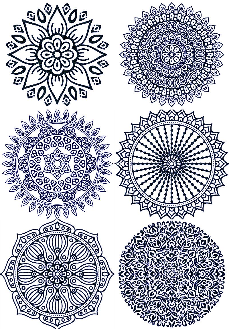 Vintage Step Stool Makeover with 6 Free Mandala Stencil Cut Files | DIY Painted Furniture | How to make stencils with Cricut | DIY vintage step stool makeover with chalk paint and mandala stencil | Easy and budget friendly DIY Furniture Makeover | Bohemian style step stool makeover | Free Cricut Cut Files | Free Stencil Cut Files | #DIY #PaintedFurniture #FreePrintable #MandalaStencil #Bohemian | TheNavagePatch.com