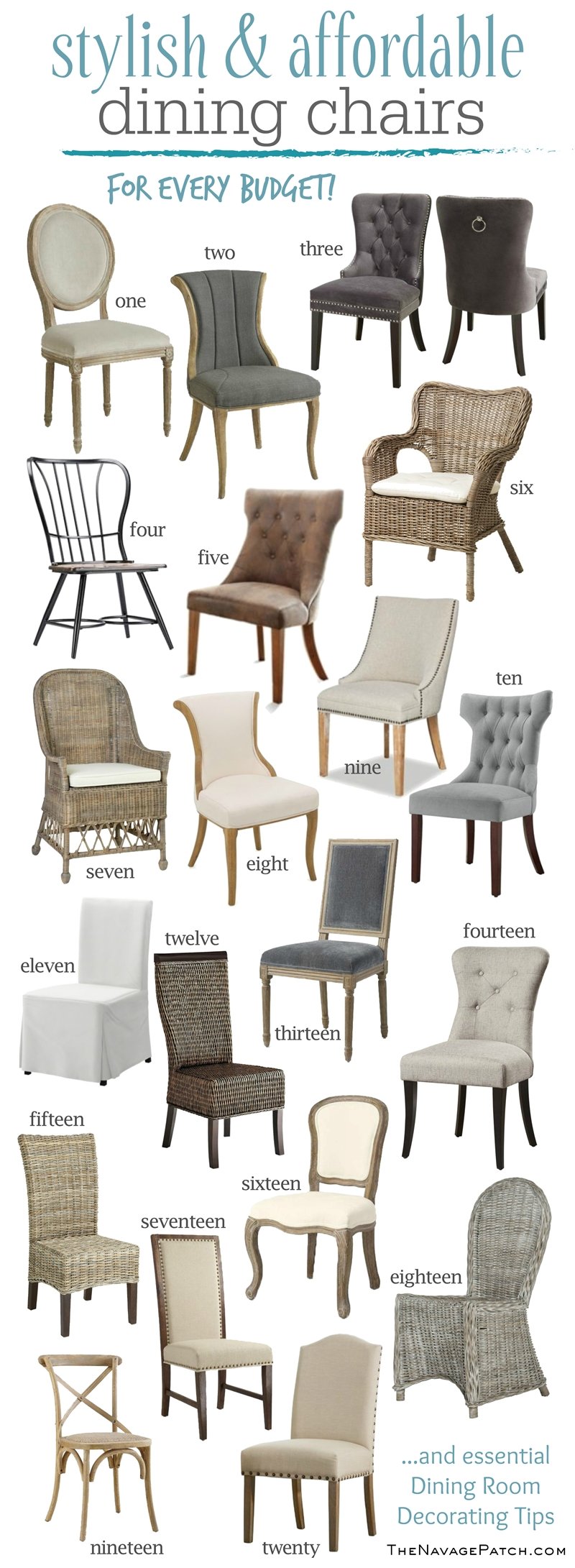 dining room decor tips and inexpensive dining chair options