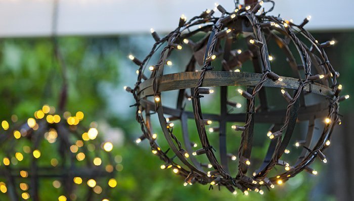 outdoor globe lights