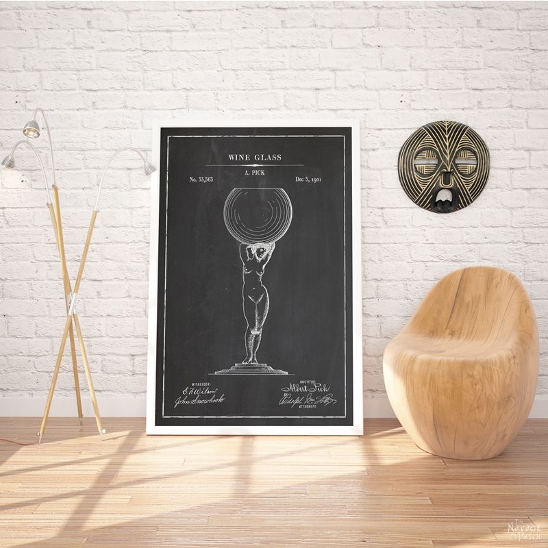 Free Wine Patent Art Printables | Vintage Patent Art Free Printables| Free Vintage Blueprints and patent drawings | Free DIY gift | Free Vintage Wine Patent Posters | Free Vintage Blueprint and Diagrams | Free ready-to-print Gallery Wall for Wine Lovers | #TheNavagePatch #FreePrintable #PatentArt #VintagePrintable #Blueprint #FreeArt #GalleryWall | TheNavagePatch.com