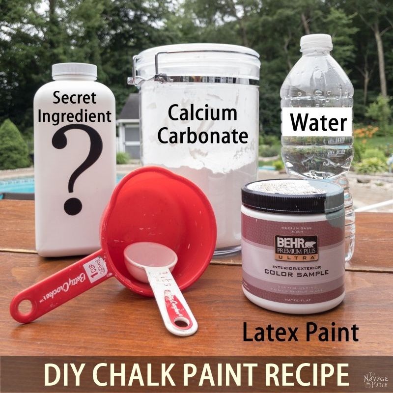 How to Make Chalk Paint with the BEST Recipe! | The Navage Patch