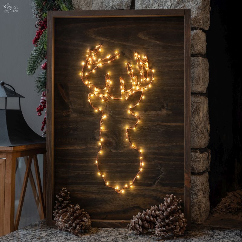 DIY Lighted Christmas Signs