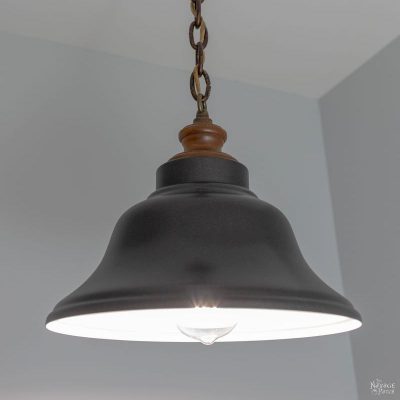 diy pendant light makeover