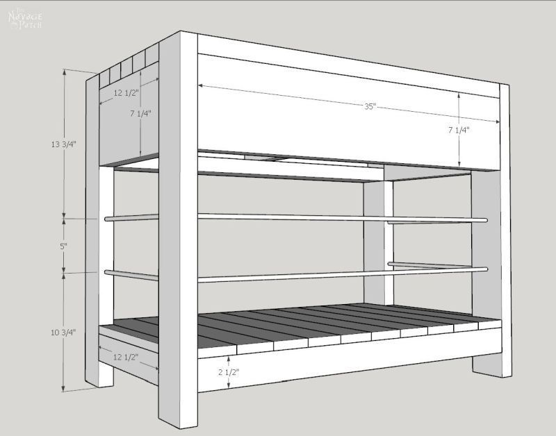 DIY Rustic Console Table | DIY Industrial Console Table | Free Console Table Plans | DIY Console table with free plans | How to build drawers the easy way | Free plans and step-by-step tutorial for industrial console table | What is the best prestain conditioner | DIY farmhouse furniture | #TheNavagePatch #DIY #FreePlans #DIYFurniture #Tutorial #Farmhouse #ConsoleTable #Industrial | TheNavagePatch.com