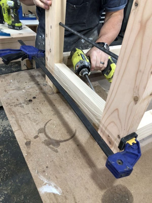 DIY Rustic Console Table with Free Plans! - The Navage Patch