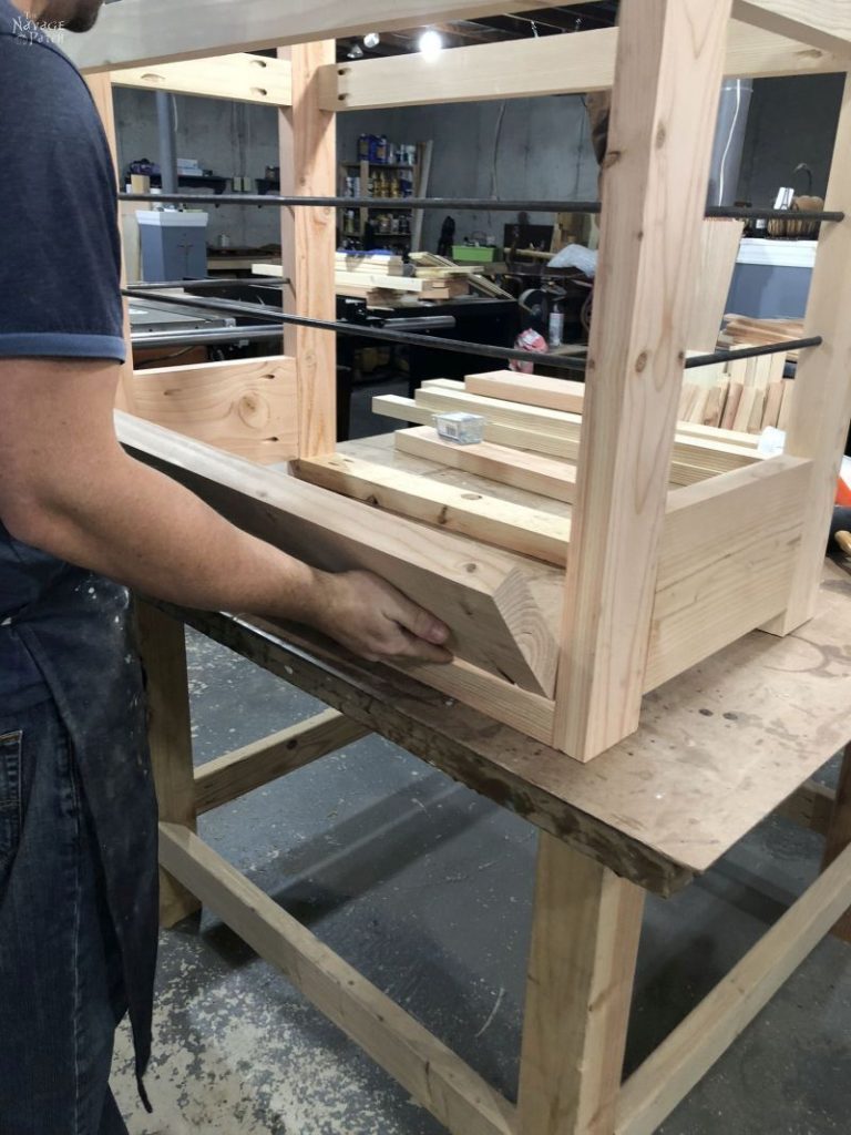 DIY Rustic Console Table with Free Plans! - The Navage Patch