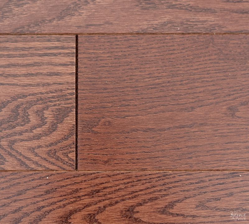 closeup of wood floor