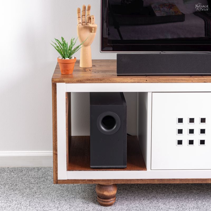 IKEA Kallax Hack TV Stand