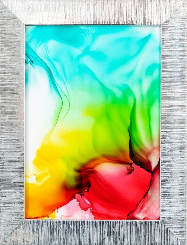 DIY Fired Alcohol Ink Art - The Navage Patch