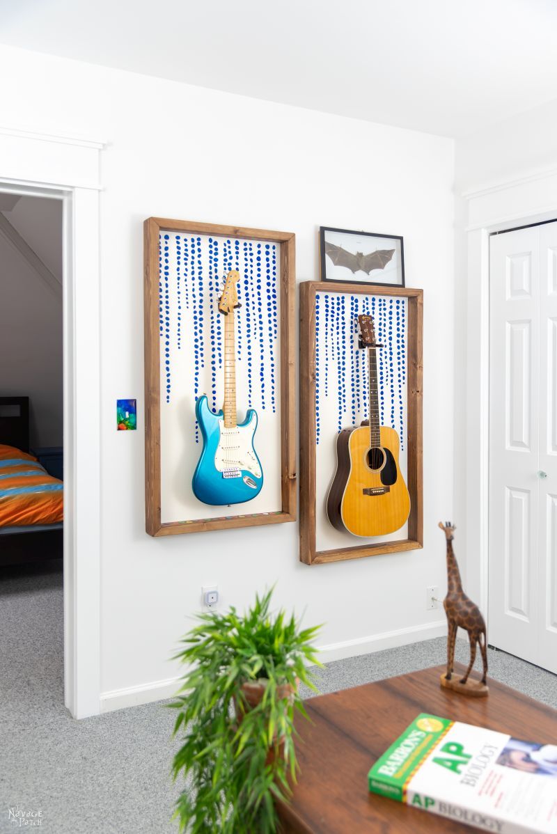 DIY Guitar Display Frame