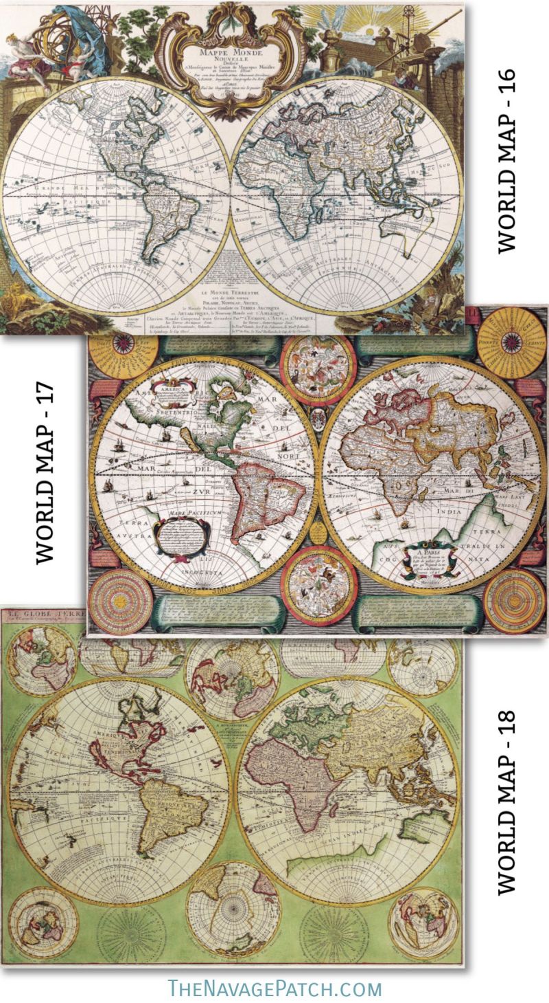 Free Printable Vintage Maps