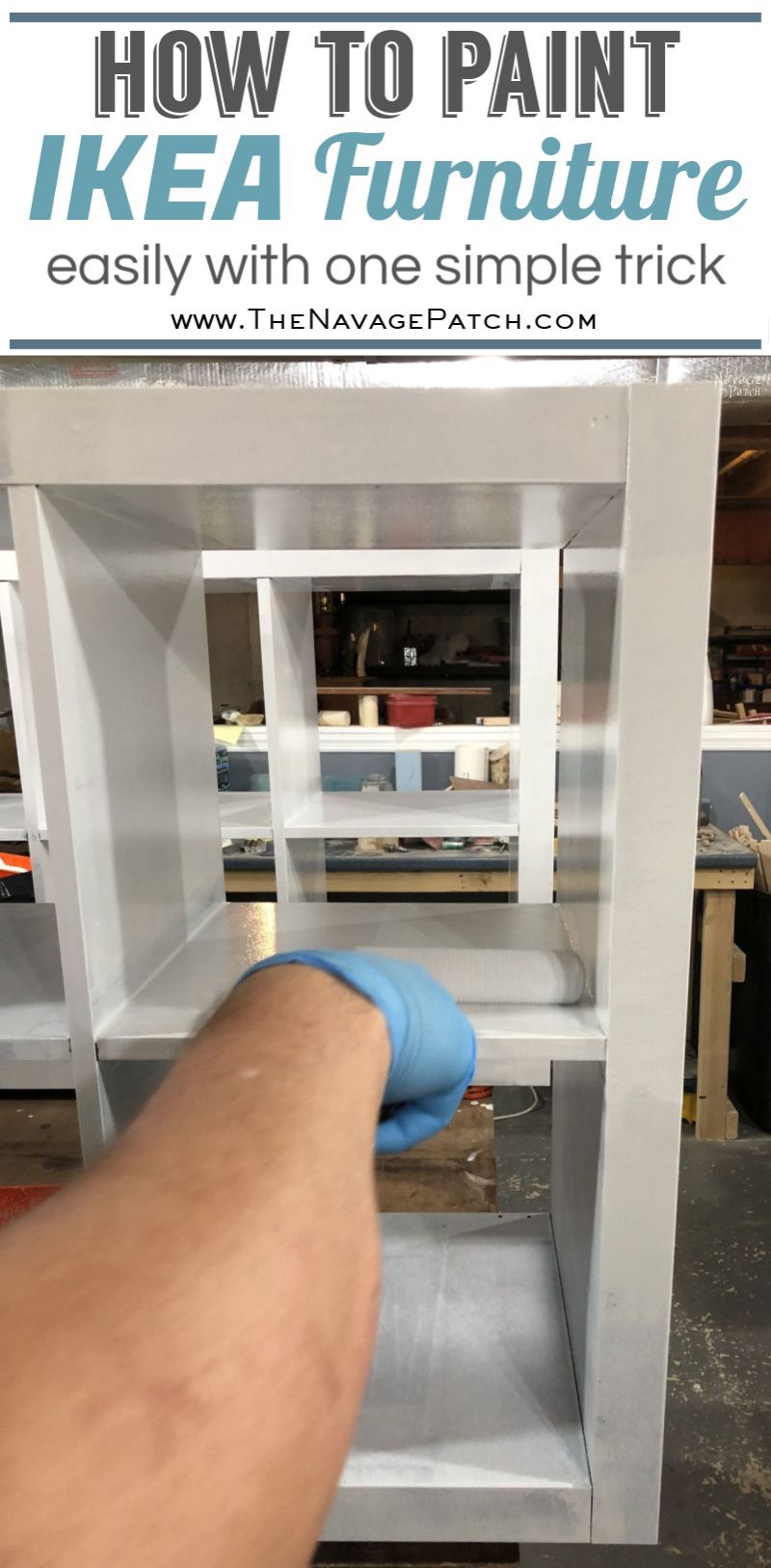 Painting discount kallax shelves