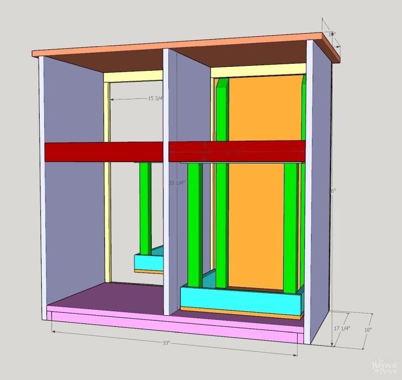 diy tilt out laundry hamper dimensions