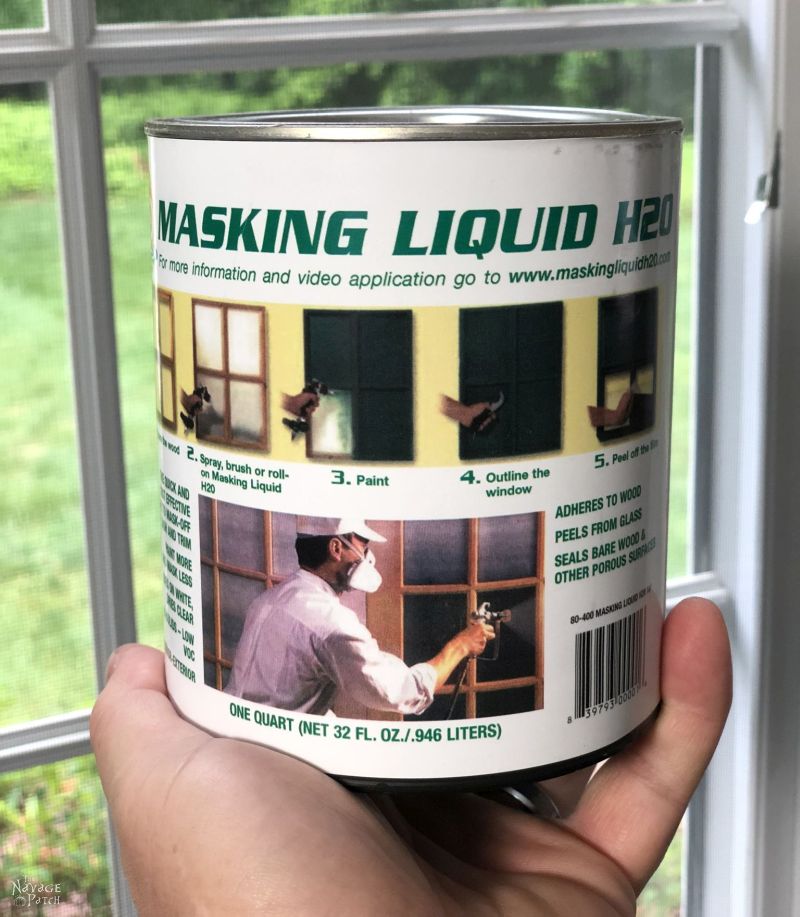 can of masking liquid H2O
