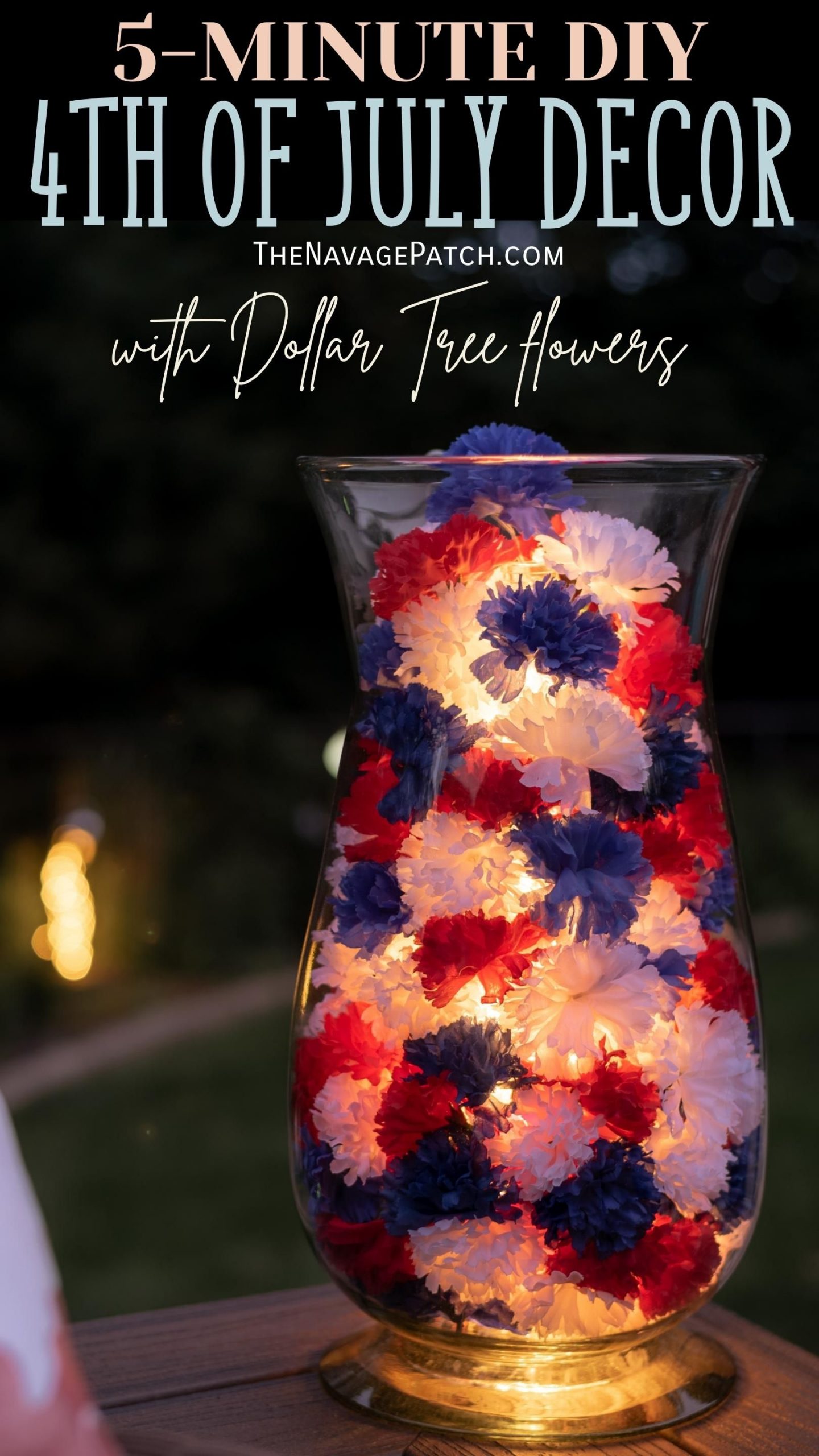 5-Minute Fourth of July Decor | TheNavagePatch.com