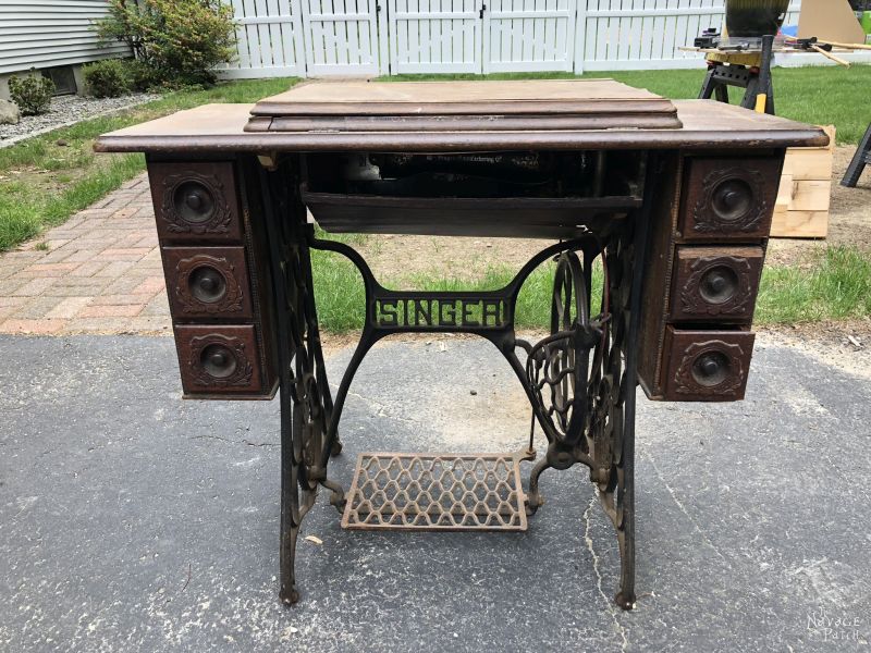 antique singer sewing machine