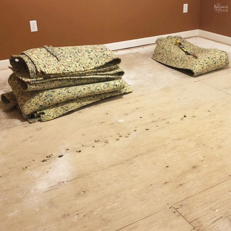 Carpet Removal and How to Easily Remove Carpet Tack Strips (& Staples!)