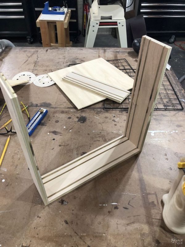 How To Build Paint Rack DIY Craft Paint Storage Rack from scrap wood and wire shelves