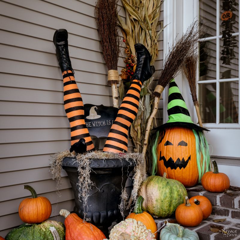 DIY Witch Legs (Grandin Road Inspired) - featured TNP