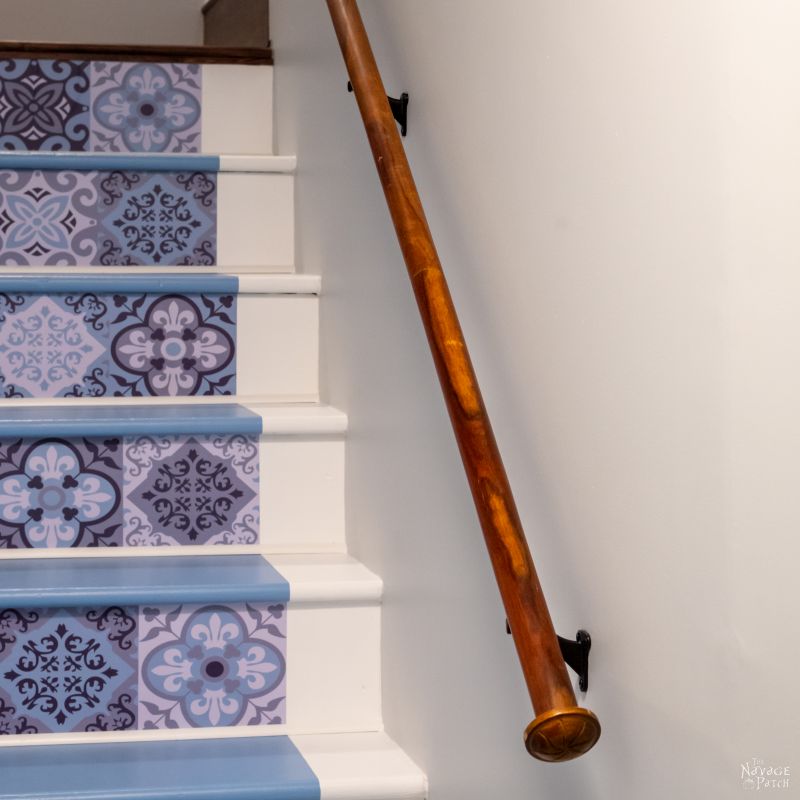 Upcycled DIY Handrail