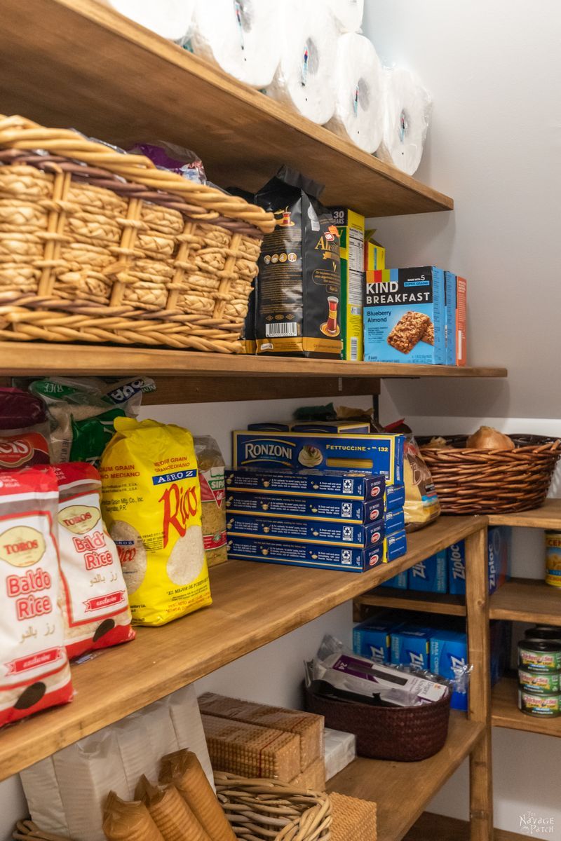 Diy Pantry Shelves The Navage Patch, How To Pantry Shelving