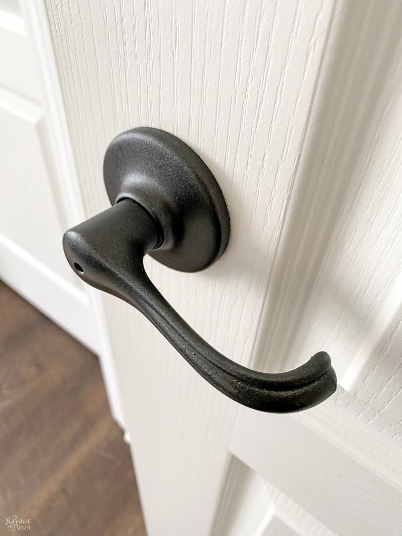 New' Oil Rubbed Bronze Door Handles- I Love Spray Paint