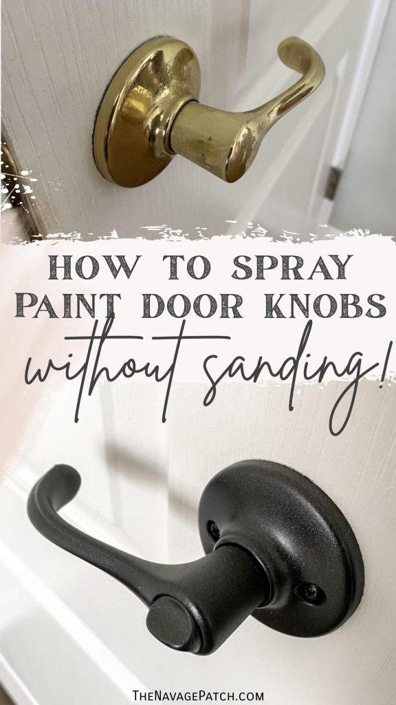 Painting door knobs deals