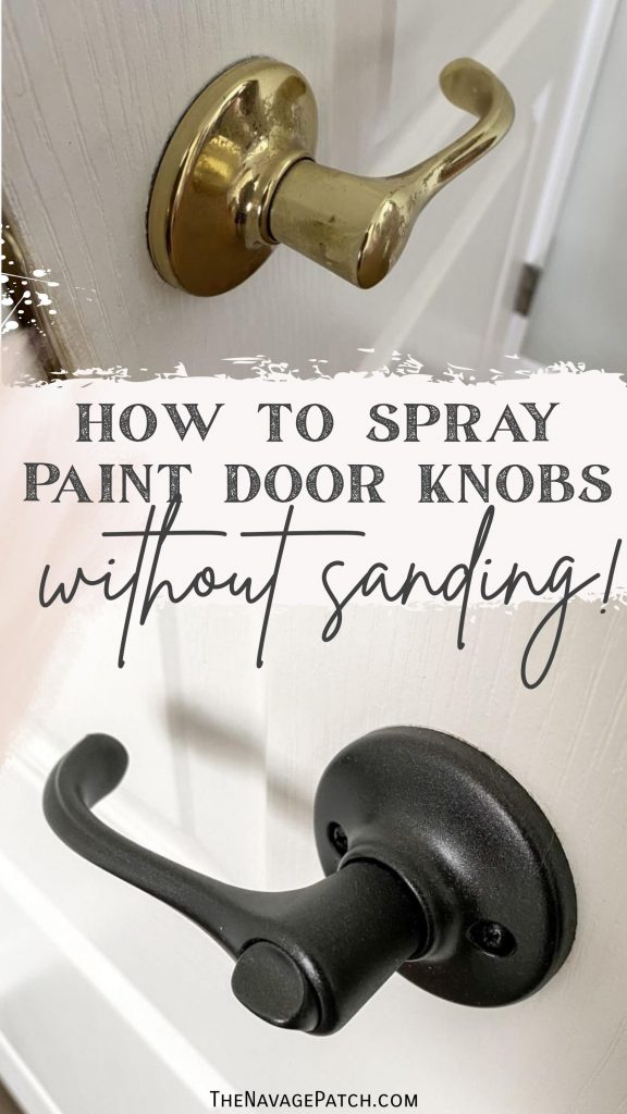 How to Spray Paint Door Knobs Without Sanding