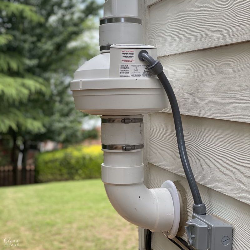 radon mitigation system fan