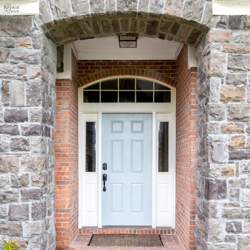 How to Paint a Front Door (and Repair it too) - TheNavagePatch.com