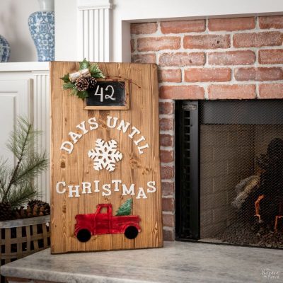 DIY Christmas Countdown - TheNavagePatch.com