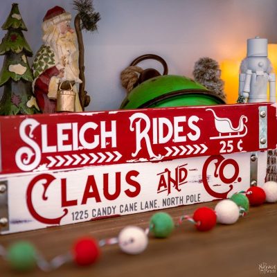 DIY Dollar Tree Christmas Signs – TheNavagePatch.com